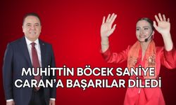 Muhittin Böcek Saniye Caran’a başarılar diledi