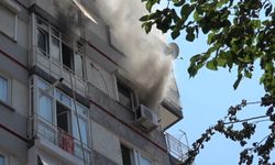 Muratpaşa'da klima yangını!