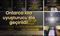 Antalya'da narkotik operasyonu: Onlarca kilo uyuşturucu ele geçirildi!