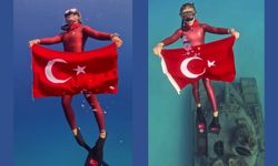 Şahika Ercümen'den Zafer Bayramı'na anlamlı dalış
