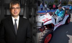 Kırsal için geliştirilen sedyeli ATV ambulans test edildi