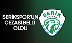Küme düşeceği iddia edilen Serikspor’un cezası belli oldu