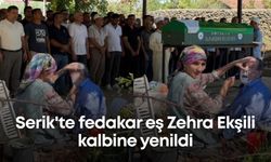 Serik'te fedakar eş Zehra Ekşili kalbine yenildi