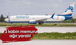 SunExpress servisi Antalya’da kaza yaptı!