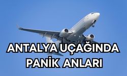 Antalya uçağında panik anları! Dumanların ardından geri döndü