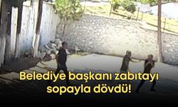Denizli'de skandal! Belediye başkanı zabıtayı sopayla dövdü!