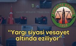 Antalya Barosu: “Yargı siyasi vesayet altında eziliyor”