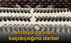 Antalya’da silah kaçakçılığına darbe!