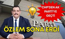 AK Parti’ye geçen belediye başkanı: “16 yıl süren büyük bir özlem sona erdi”