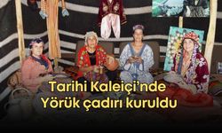 Tarihi Kaleiçi’nde Yörük çadırı kuruldu