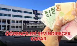 Antalya Büyükşehir Belediyesi'nden burs açıklaması!