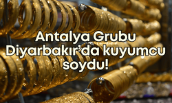 Diyarbakır’da kuyumcuda hırsızlık! Antalya Grubu 2,5 kilogram altınla yakalandı