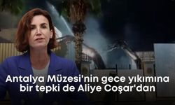 Antalya Müzesi'nin gece yıkımına bir tepki de Aliye Coşar'dan