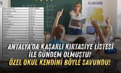 Antalya’da kaşarlı kırtasiye listesi ile gündem olmuştu! Özel okul kendini böyle savundu