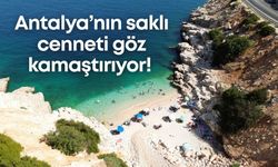 Antalya’nın saklı cenneti göz kamaştırıyor! İşte herkesin aradığı plaj Beyaz Yaka Plajı!