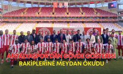 Antalyaspor’dan gövde gösterisi! Rakiplerine meydan okudu