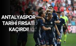 Antalyaspor tarihi fırsatı kaçırdı! “Keşke zamanı geri alabilsek” dedirten tablo