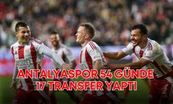 Antalyaspor 54 günde 17 transfer yaptı