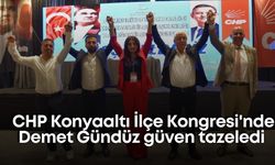 CHP Konyaaltı İlçe Kongresi'nde Demet Gündüz güven tazeledi