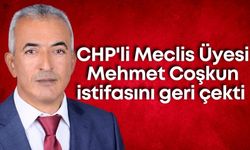 Aksu'da CHP'li Meclis Üyesi Mehmet Coşkun istifasını geri çekti