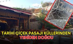 Antalya’nın tarihi Çiçek Pasajı küllerinden yeniden doğdu