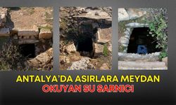 Antalya’da asırlara meydan okuyan su sarnıcı! Çobanların hayat kaynağı oldu
