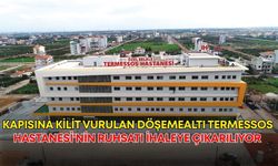 Kapısına kilit vurulan Döşemealtı Termessos Hastanesi'nin ruhsatı ihaleye çıkarılıyor
