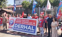 Antalya’da eğitimciler MEB önünde ayakta!