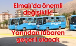 Elmalı'da otobüs bilet fiyatlarına zam yapıldı!