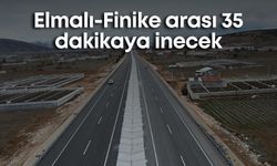 Elmalı-Finike arası 35 dakikaya inecek: Uslu yol çalışmalarını inceledi