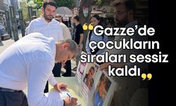 Ak Parti Antalya İl Başkanı Ali Çetin: “Gazze’de çocukların sıraları sessiz kaldı”