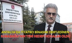 Antalya’da tiyatro binasını dert edinen Karadağlı'nın yeni hedefi hocalar oldu