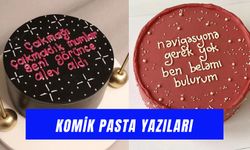 Komik Pasta Yazıları: Arkadaşa, Sevgiliye, Eşe Pasta Üstüne Trol Yazılar