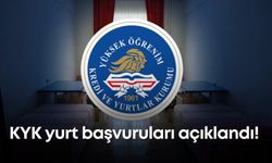KYK yurt başvuruları açıklandı!