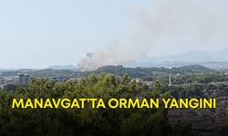 Manavgat’ta orman yangını