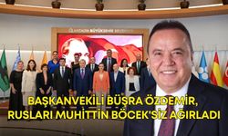 Başkanvekili Büşra Özdemir, Rusları Muhittin Böcek'siz ağırladı