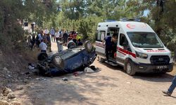 Muğla'da düğün yolunda feci kaza: 2 ölü, 5 yaralı!