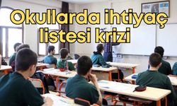 Antalya’da okullarda bu kez de ihtiyaç listesi krizi!