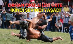 Güreşte Orhan Okulu farkı! Üst üste ikinci sevinci yaşadı