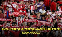 Antalyaspor-Rizespor maçının biletleri sudan ucuz