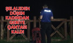 Antalya’da Düden Şelalesi’nden düşen kadından geriye çantası kaldı