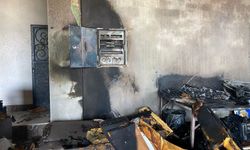 Serik'te bir evin deposunda yangın çıktı