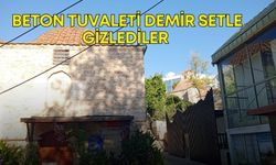 Antalya’da tarihe ihanet! Beton tuvaleti demir setle gizlediler