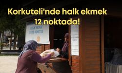 Korkuteli'nde halk ekmek 12 noktada! Günlük ekmek satışı 30 bini buluyor