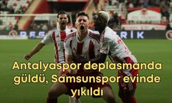 Antalyaspor deplasmanda güldü, Samsunspor evinde yıkıldı
