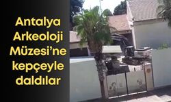 Antalya Arkeoloji Müzesi’ne kepçeyle daldılar