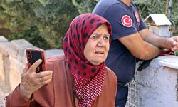 Yaşlı kadının dünürüne ait ev alev alev yandı!