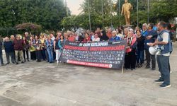 10 Ekim katliamının yıldönümünde Antalya’da anma