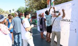 Alanya’da Filistin için dayanışma mesajı