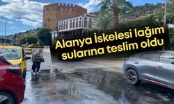 Alanya İskelesi lağım sularına teslim oldu